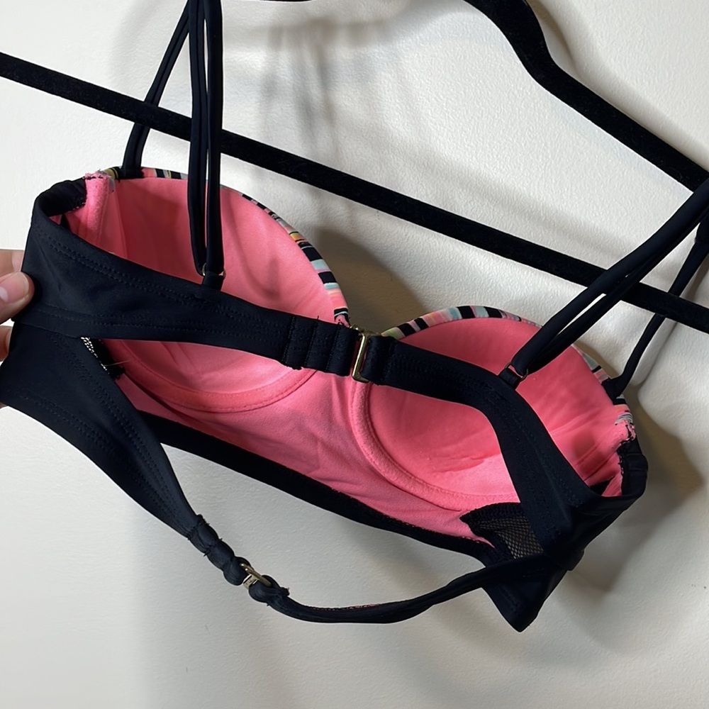 Multicolored bikini swim top - Picture 3 of 3